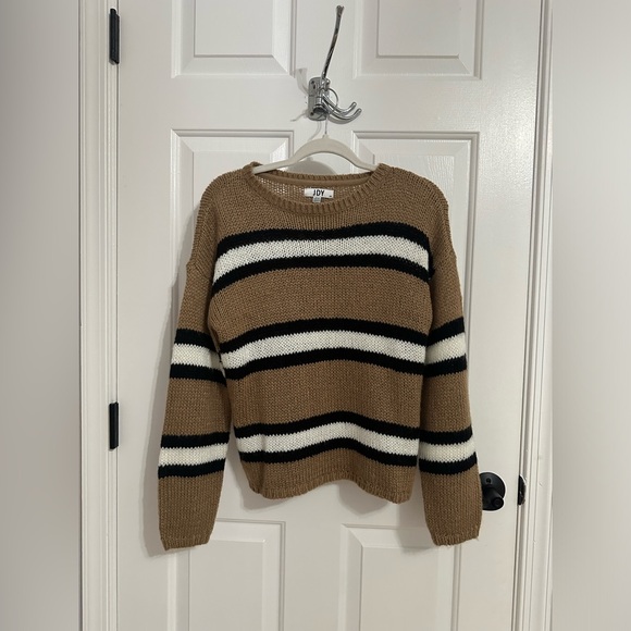 JDY Pullover Knit Striped Sweater - Picture 2 of 5
